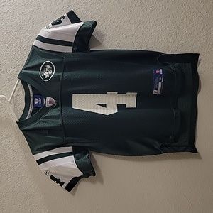 NFL Reebok Onfield New York Jets #4 Brett Farve Jersey - Dark Green - Small (8)